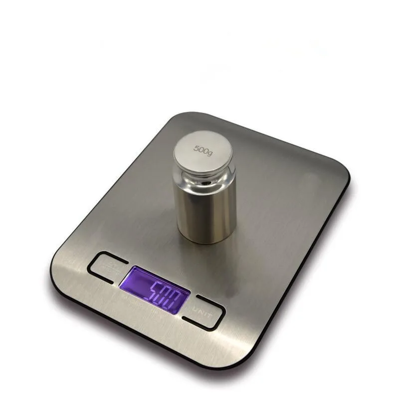 

5 kg / 1 g Household Kitchen Scale Electronic Food Scales Diet Scales Measuring Tool Slim LCD Digital Electronic Weighing Scale