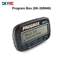 Skyrc progbox seis-em-um programa inteligente caixa para rc modelo esc configuração servo motor kv/rpm tester lipo bateria monitor SK-300046