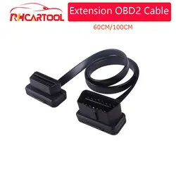 OBD2 16Pin штекер разъем для ELM327 удлинитель адаптер OBD кабель obd-ii EOBD ODB2 16 Pin OBD 2 адаптер открытие женский кабель
