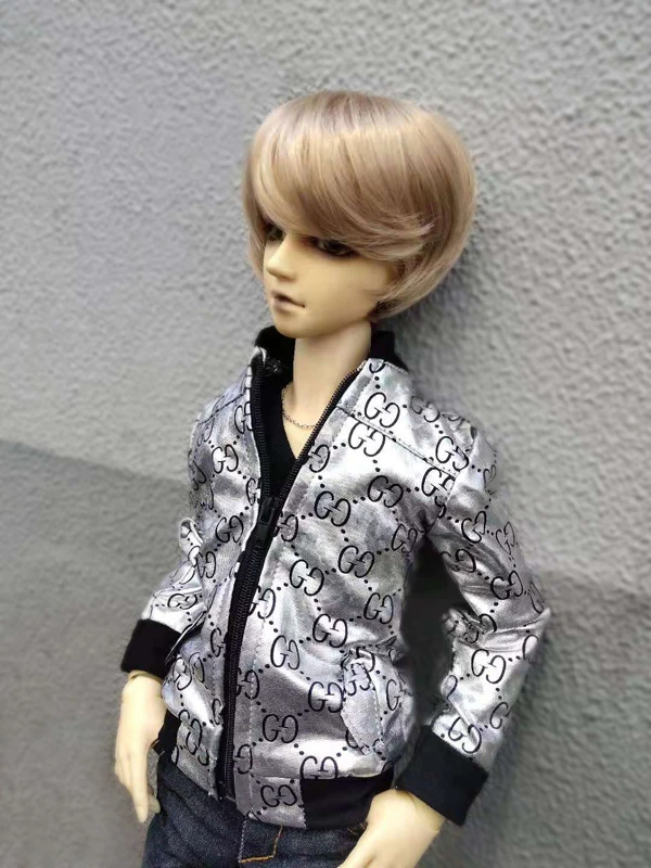 1/4 1/3 масштаб BJD Кукла одежда кожаная куртка для BJD/SD аксессуары SSDF ID72 HID, не включены кукла, обувь, парик и другие A0825 - Color: only sell jacket B