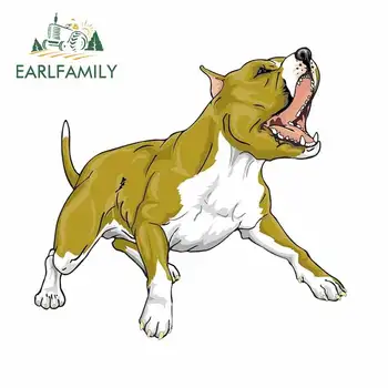 

EARLFAMILY 13cm x 11.6cm For Dogs Car Stickers Vinyl Car Wrap Decal Vinyl Material Occlusion Scratch Motorcycle Decoration