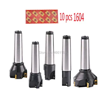 

MTB4 MT4 BAP400R indexable end mill 400R 30mm 32mm 36mm 40mm 45mm 50mm+ 10 pieces APMT1604 blade CNC milling machine M16 thread