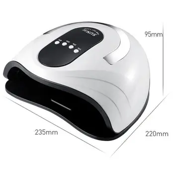 

120W Nail Lamp Dual Light Source Intelligent Induction Phototherapy Machine Portable Nails Dryer