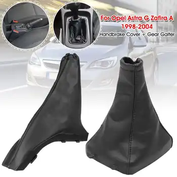 

Car Gear Shift Knob Gaiter Boot Cover PU Leather Parking Handbrake Grips Covers For Opel Astra G Zafira A 1998-2004