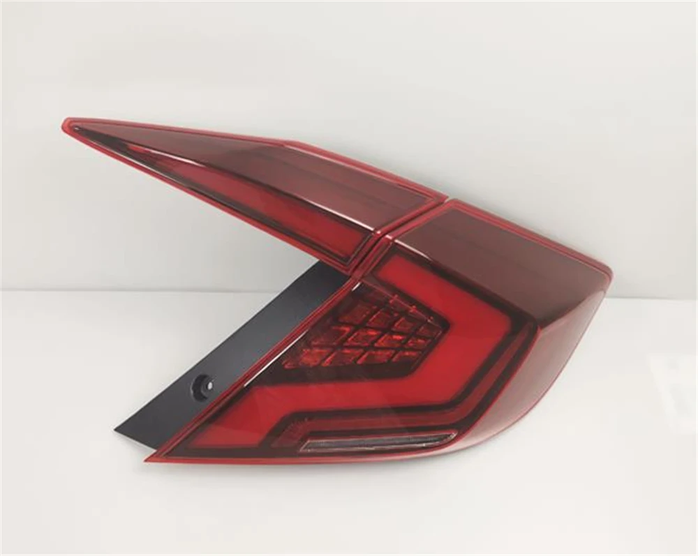 2 шт. для Honda Civic задний фонарь Civic светодиодный задний фонарь DRL светодиодный динамический сигнал тормоза заднего хода аксессуары