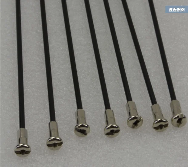 Bicycle Spokes 10 pcs/lot 12G Diameter 2.5mm Length 117-254mm Steel + Nipples
