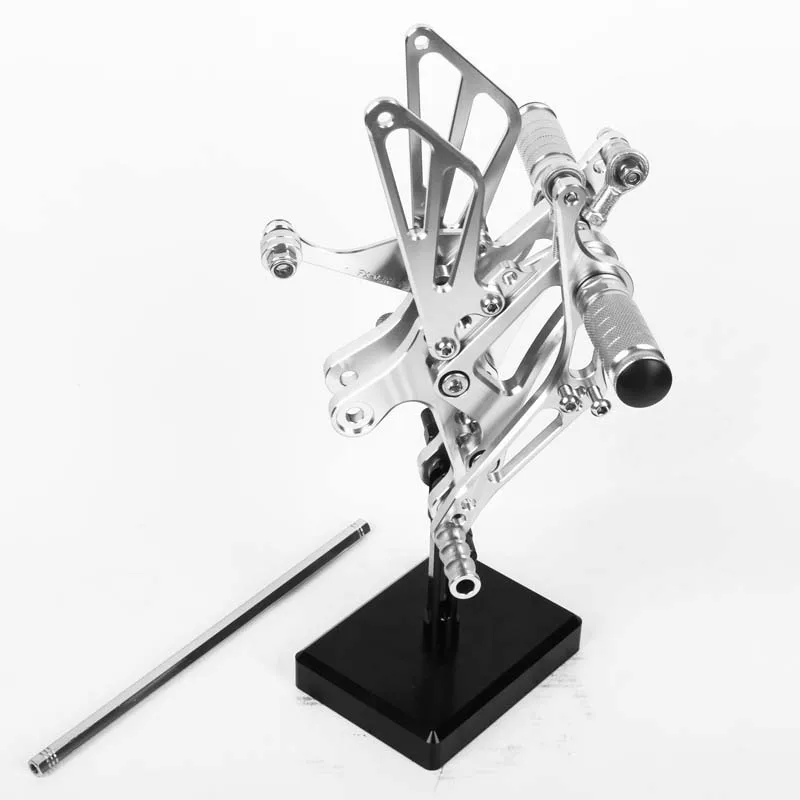 Для Yamaha YZF R1 1998 1999 2000 2001 2002 2003 ЧПУ Rearsets подножки подножек задний тормоз переключения регулировки в комплекте; Серебристые черный, красный