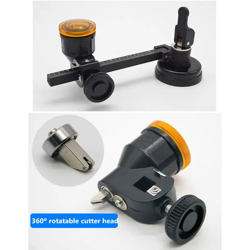 Cortador de cristal de diamante Industrial, ruedas, compás, cortador de círculo de succión, novedad de 2021 - AliExpress