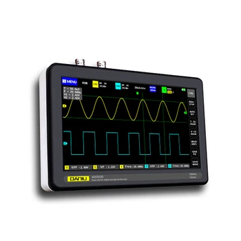 

1PC ADS1013D 2 Channels 100MHz Band Width 1GSa/s Sampling Rate Oscilloscope with Color TFT LCD Touch Screen Digital Oscilloscope