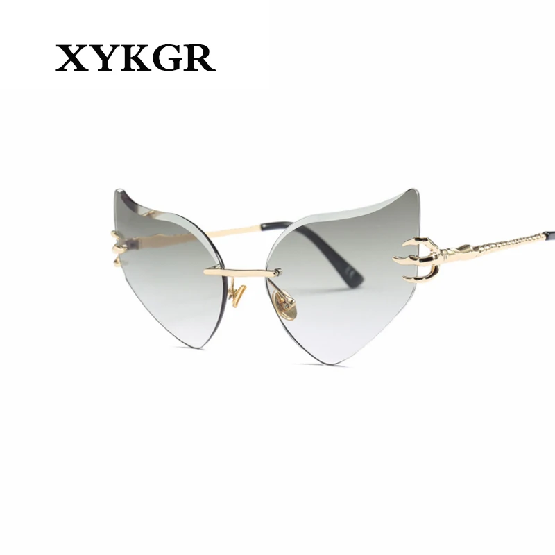 XYKGR, модные, нестандартные солнцезащитные очки, женские, новинка, солнцезащитные очки, брендовые, мужские, уличная съемка, солнцезащитные очки, UV400, градиентные линзы, солнцезащитные очки