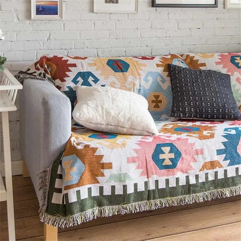 European-Geometry-Throw-Blanket-Sofa-Decorative-Slipcover-Cobertor-on-Sofa-Beds-Plane-Travel-Plaid-Non-slip (2)