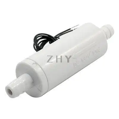 

10mm Hole Outer Dia White Plastic Water Flow Switch Flowmeter DC130V 10W 0.5A