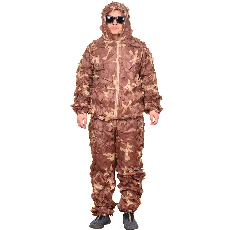Пустынная камуфляжная уличная Рабочая Униформа камуфляж CS тренировочная Униформа охотничья униформа брюки куртка с капюшоном