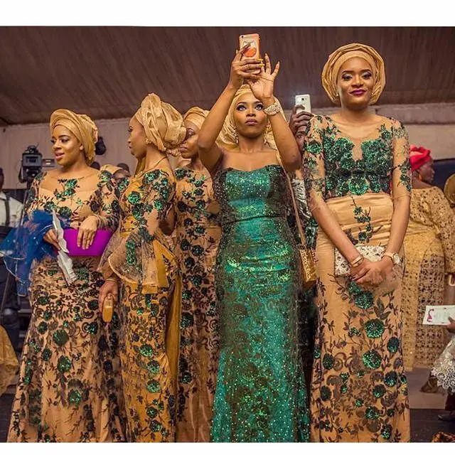 Новейшая африканская кружевная ткань 2019 Высококачественная золотого и