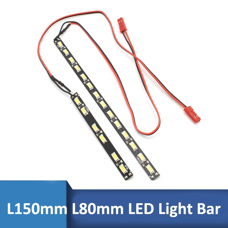 1PC LED Strip L150mm L80mm Light Bar 14/6LEDs Roof Lamp for DIY Climbing RC Car Modified Parts | Игрушки и хобби