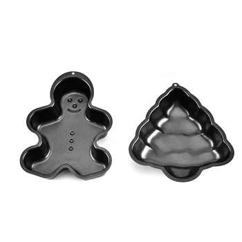 

Household carbon steel non-stick cake mold creative Christmas tree baking set
