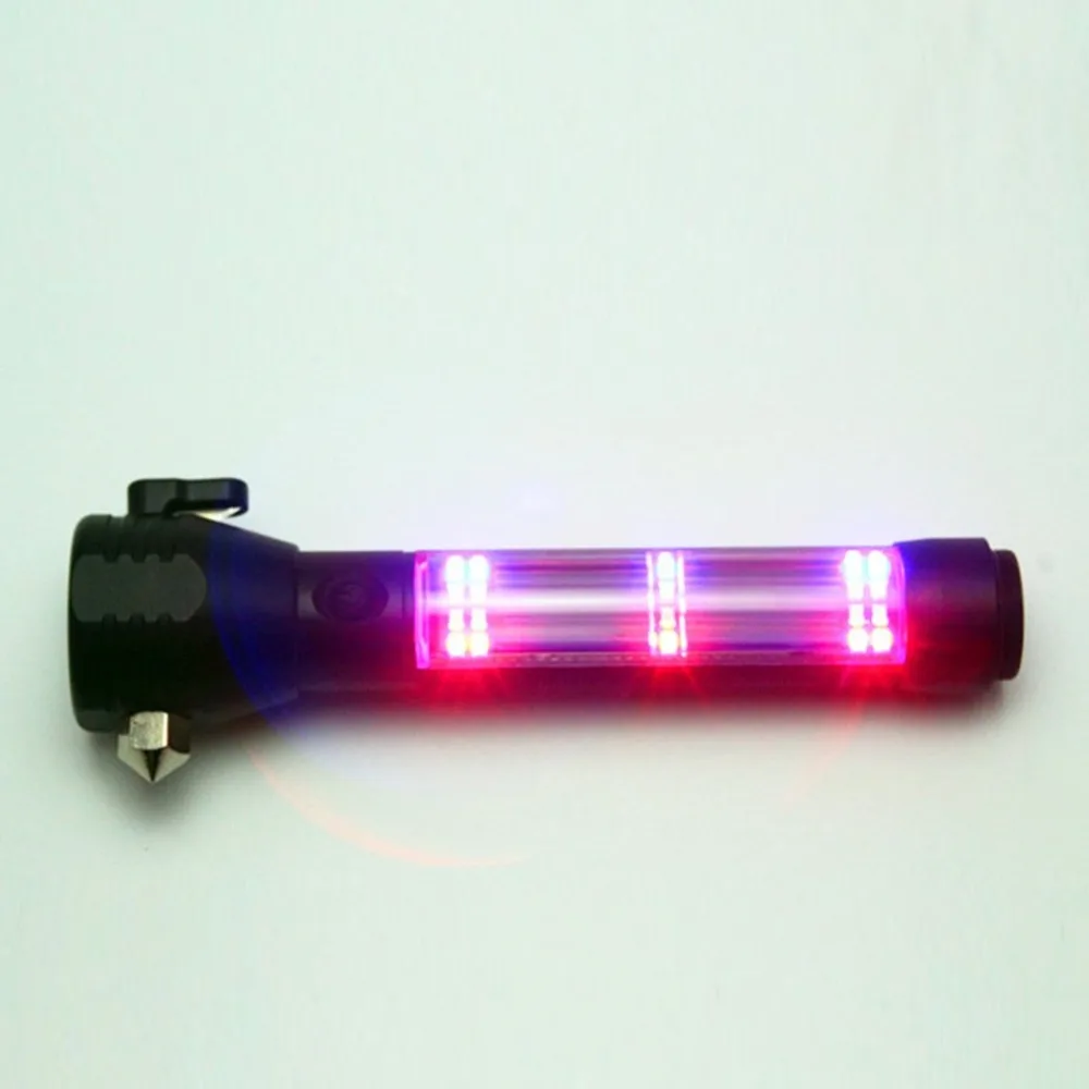 Многофункциональный карманный фонарь на солнечной энергии USB зарядка молоток безопасности с резаком зуммер аварийный инструмент выживания для наружного использования
