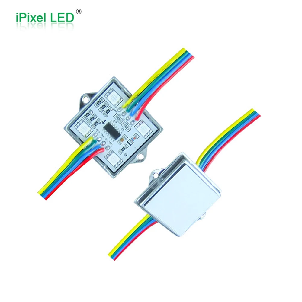 DC5V&12V WS2811& WS2801 Square Digital Module With 20PCS/String Pixel LED