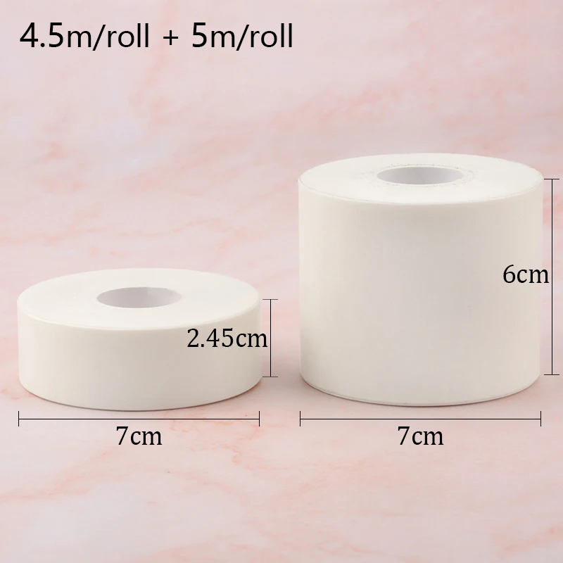 2pcs 01 4,5 м/рулон поролоновой губки, пластырь для ресниц, медицинская лента без ворса, подушечки для глаз, накладки для наращивания ресниц, лента для наращивания ресниц - Цвет: 2pcs 01