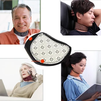 

Self Heating Magnetic Therapy Neck Belt Neck Massager Band Vertebra Protect TSLM1