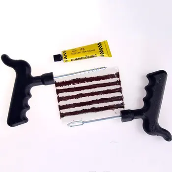 

Motorcycle Car Tubeless Tire Puncture Repair Tool Kit Tire Repair Tools