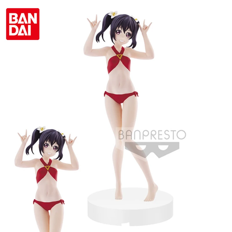 Bandai Genuine LoveLive! Школьный кумир проект Нико Ядзава купальник милые Аниме фигурки