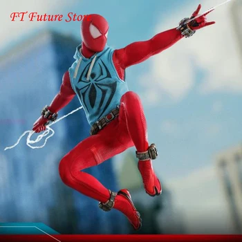 

In Stock Collectible Hot Toys 1/6 Scale VGM34 Spider-Man Scarlet Spider Suit Male Action Figure Model for Fans Collectibles Gift