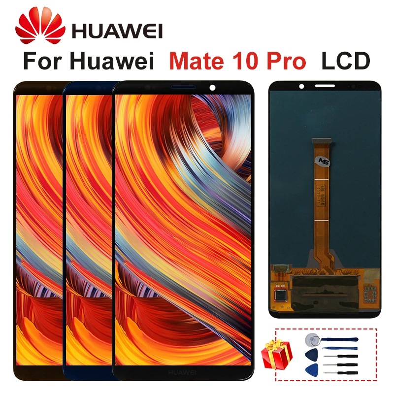 6 0 ”для Huawei Mate 10 Pro ЖК дисплей сенсорный экран дигитайзер запасные части с рамкой