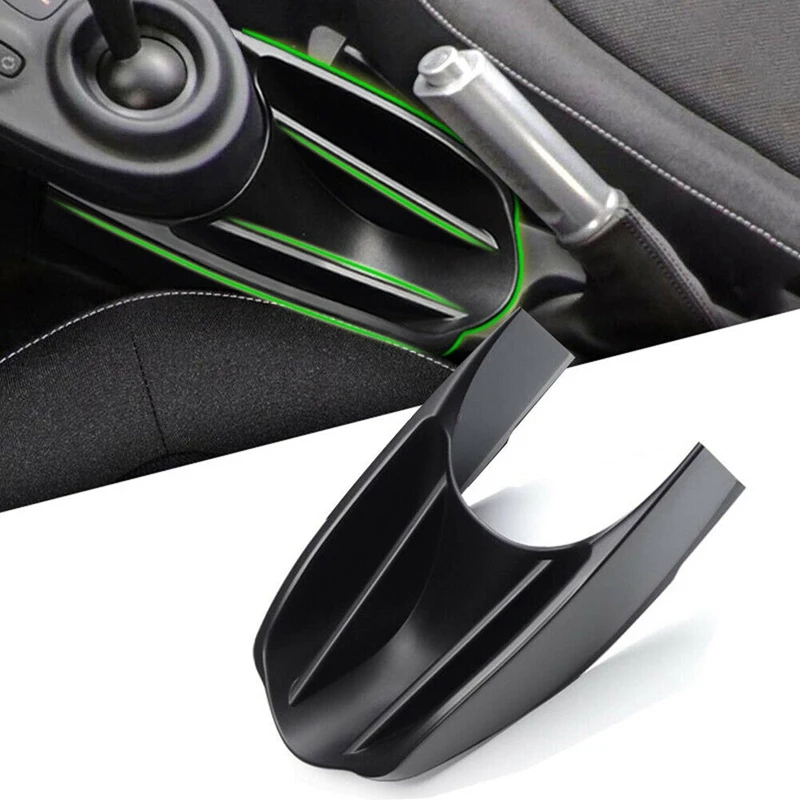 Car Center Console Corrimano Bracciolo Scatola Di Immagazzinaggio Abs Nero Per Smart 453 Fortwo Forfour 2015-2019 Accessori