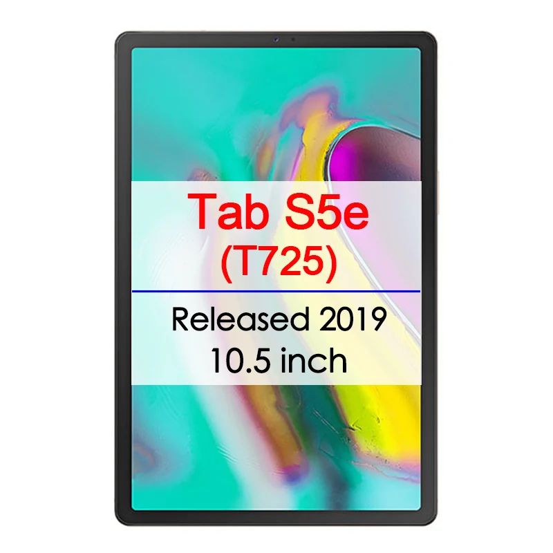 Планшет Защитное стекло для samsung Tab A 10,1 8,0 S5e 10,5 дюймовый защитный экран на Galaxy T725 T510 P205 Броня пленка - Цвет: For Tab S5e T725