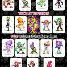 16 полный набор NFC тегов игровые карты Марины Splatoon 2 Lnkling для amiibo Switch/wii U новейшая популярная Водонепроницаемая горячая Распродажа RFID карта