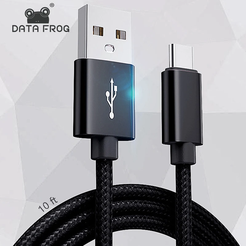 Cavo Di Ricarica Rapida Data Frog 1M 2M 3M Per Sony Playstation5 Cavo Di Ricarica Intrecciato Da Tipo C A Tipo C Per Xbox Series S X