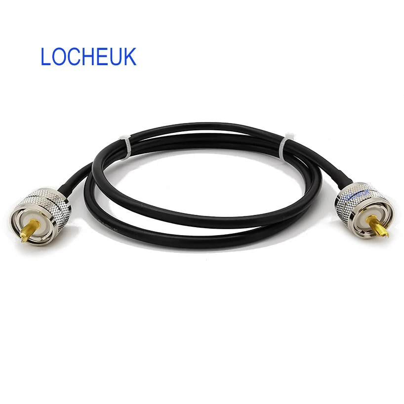 RF LMR200 UHF штекер к цифровой Coax перемычка Кабель HAM & CB радио антенный анализатор 1 м 3