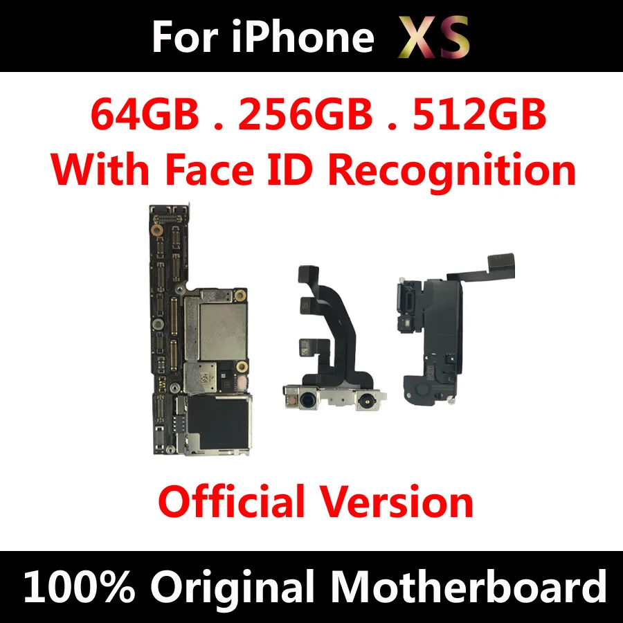 Оригинальная разблокированная материнская плата для iPhone XS логическая с/без Face ID