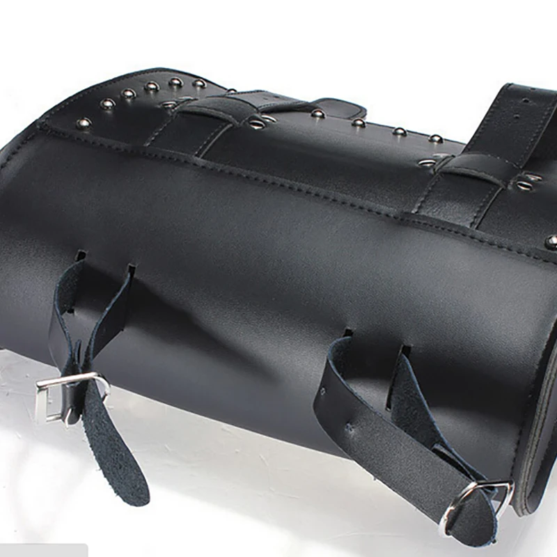 NEW Motorcycle fork tool shape TAIL BAG motorcycle top case storage bag black/brown motorbike travel luggage saddle bag