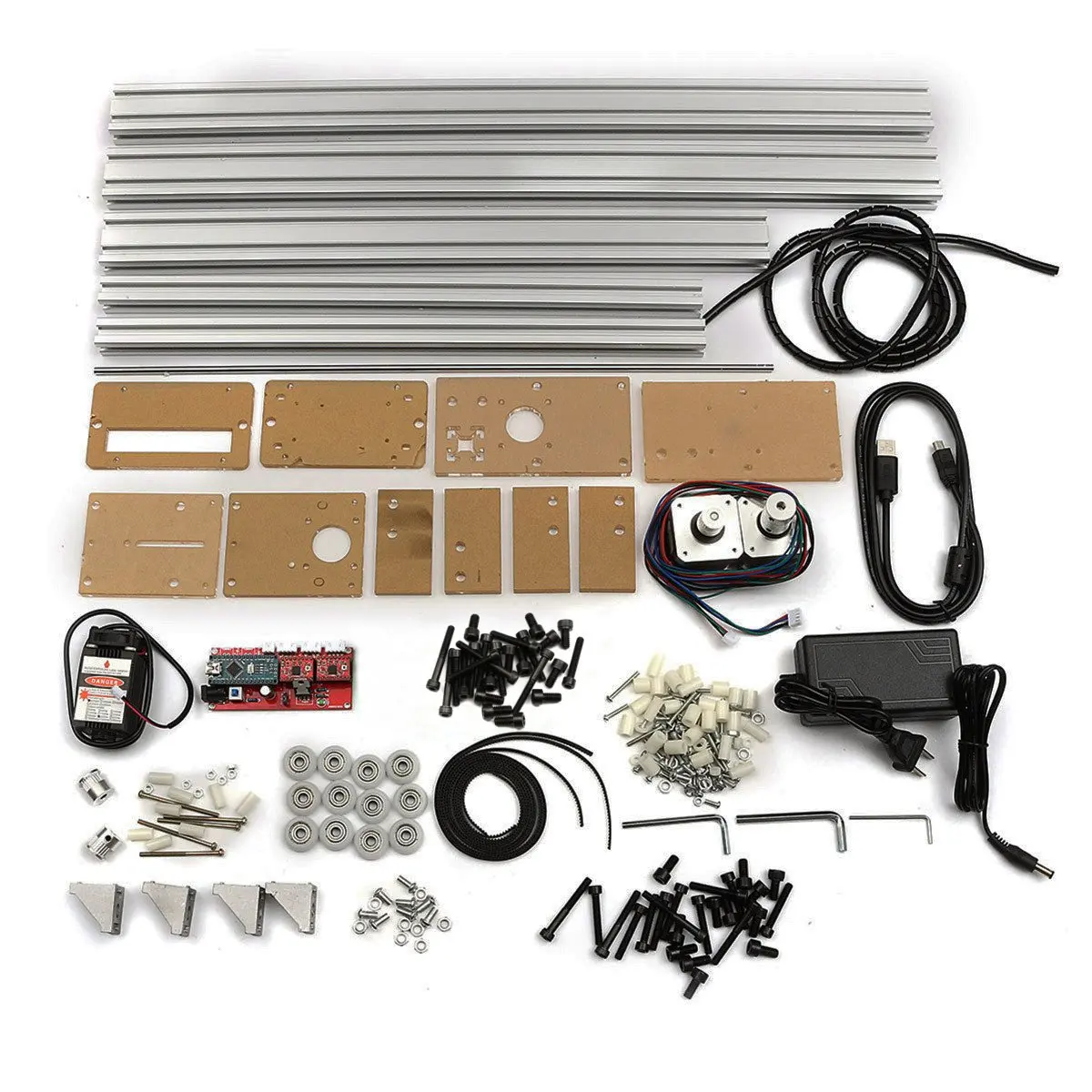 

40X50CM 500mW DIY Desktop Mini Blue Laser Engraving Engraver Machine Wood Router/Cutter/Printer/Power Adjustable Laser