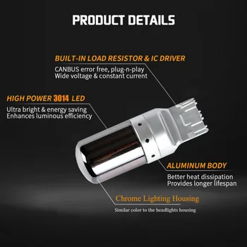 

Chrome silver Turn Signal Light Lamp Bulbs Replacement Set Accessories