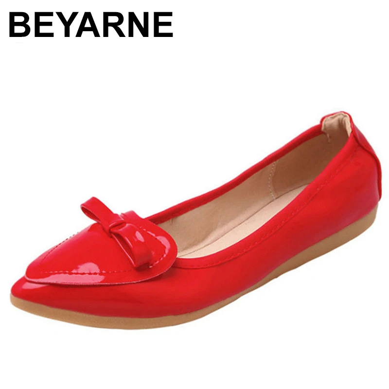 

BEYARNEBig SizeFemale Flats Casual Foldable Ballet Flats Women Point Toe Women Flat Shoes Spring Autumn Flats For Teenage Girls