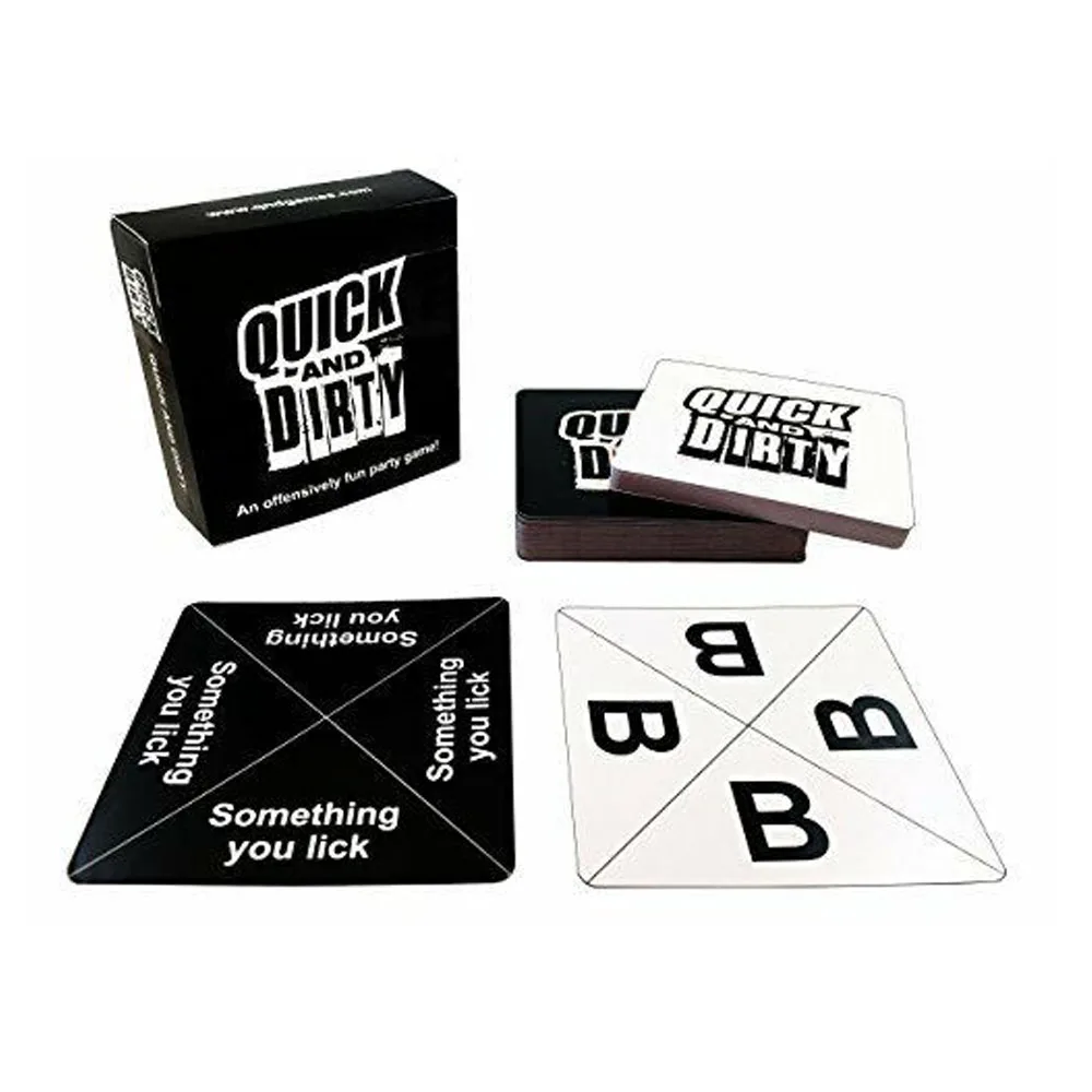 Quick And Dirty An Offensively Fun Party Card Game Family Entertainment Playing Games Holiday Party Board Game Flirty Fun Pack Quick And Dirty An Offensively Fun Party Card Game Family Entertainment Playing Games Holiday Party Board Game Flirty Fun Pack