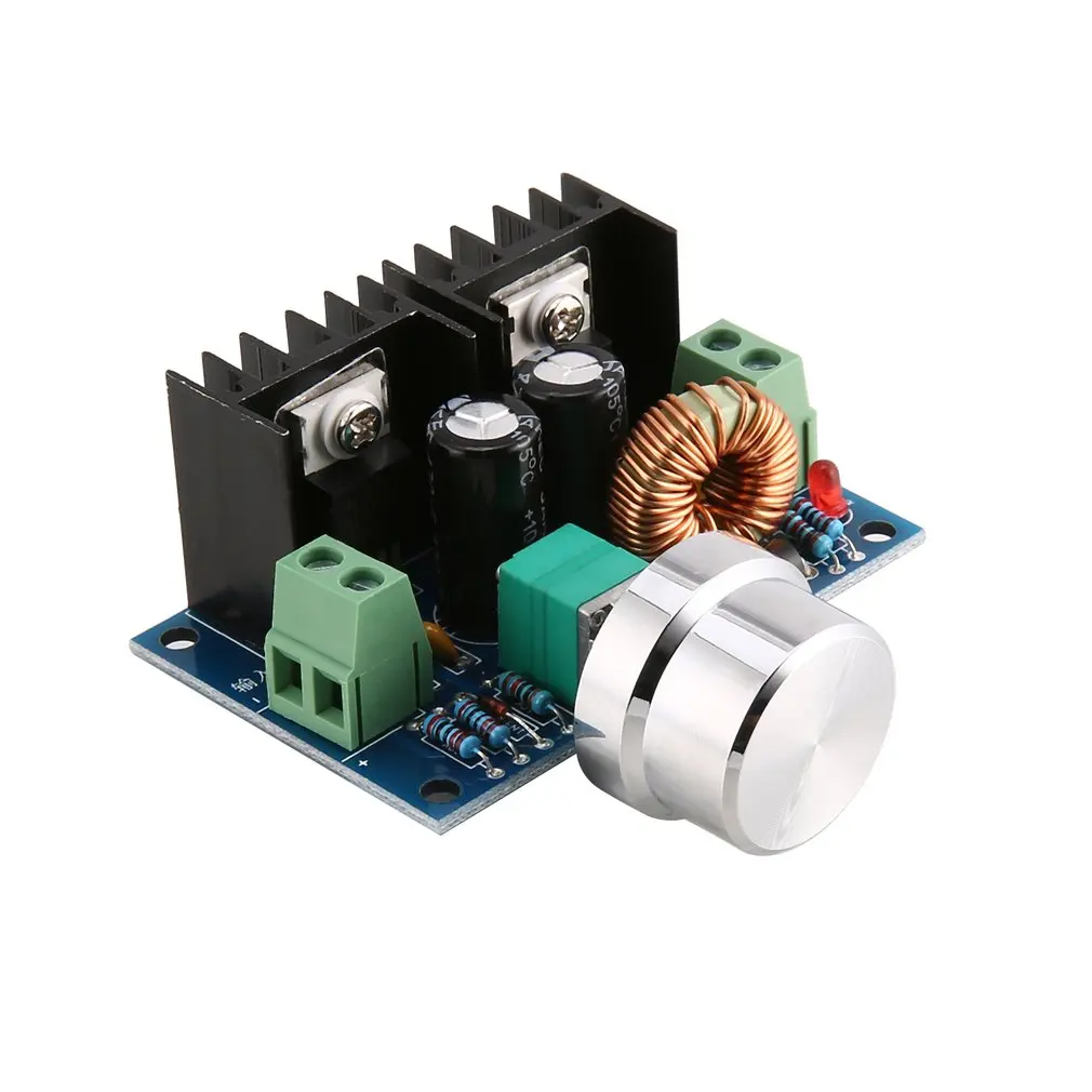 XL4016E1 DC-DC понижающий преобразователь Питание модуль 4 V-40 V Регулируемый понижающий шин Напряжение регулятор Максимальная 8A высокое Мощность