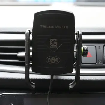 

Universal 12V 24V Car Air Vent Mount Holder Cradle Qi Wireless Charger Stand