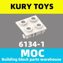 Koury Toys DIY MOC para 6134 piezas de bloques de construcción para bloque con bisagra 2x2 Top para bisagra de bloqueo(China)