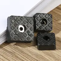 10pcs Rubber Non-slip Chair Leg Caps Feet Pads Sofa Foot Covers Floor Furniture Legs Non-noise Protector Pad with Screws 2