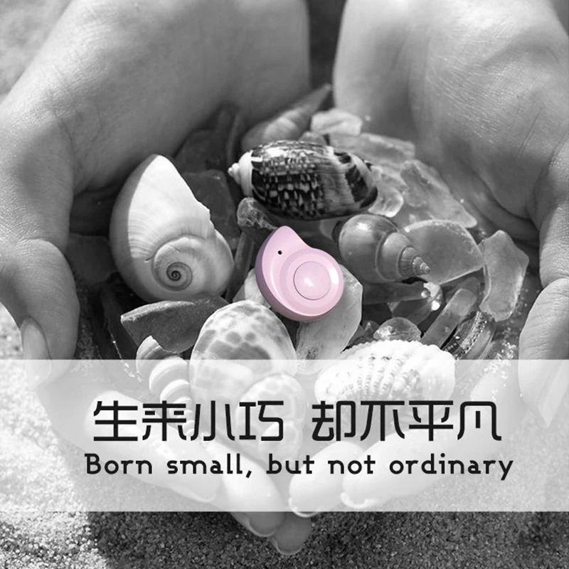 ENGLAI M80 wireless mini snail Bluetooth headset power display listen to music super small invisible earbuds