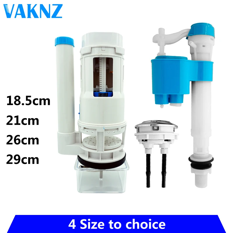 18.5 to 29cm 4 size choice Toilet tank fittings kit Dual flush toilet