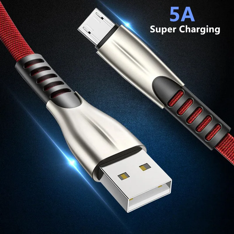 Кабель USB Type C для Huawei Honor 20 P Smart Z Redmi Note 7 8 Pro Meizu 16s 3 1 м 5 А шнур быстрой зарядки и
