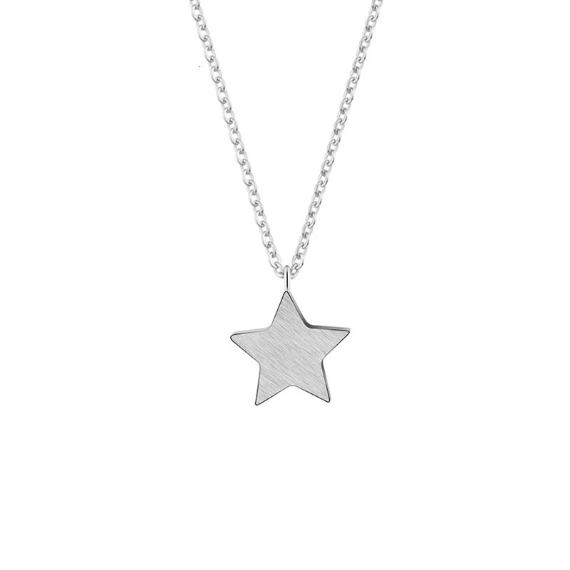 Soy-Luna-Shining-Star-Pendant-Necklace-Women-Kids-Jewelry-Stainless-Steel-Gold-Silver-Chain-Pentagram-Choker_