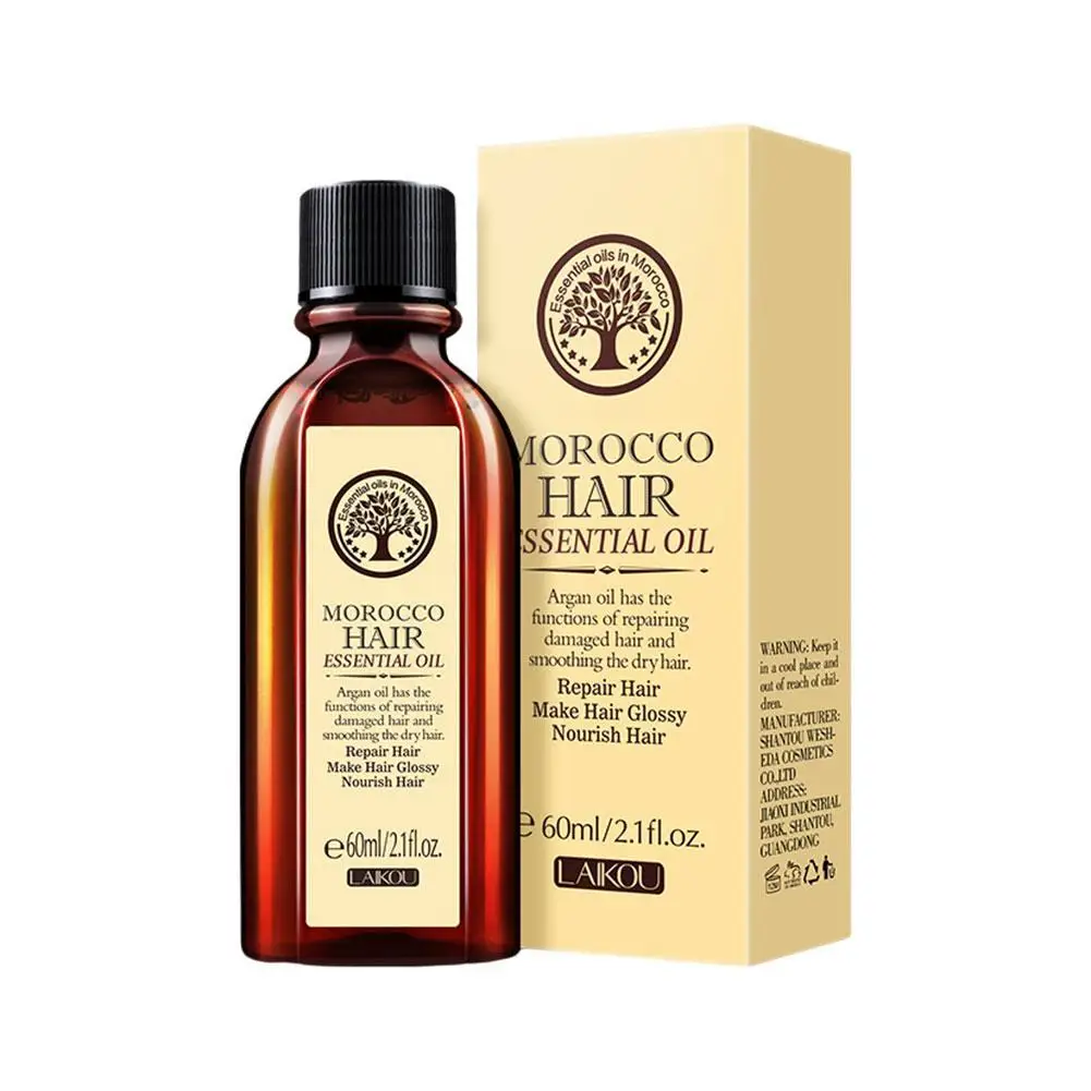 60ml Moroccan Argan Oil Care Hair & Scalp Treatment Easily Absorbed