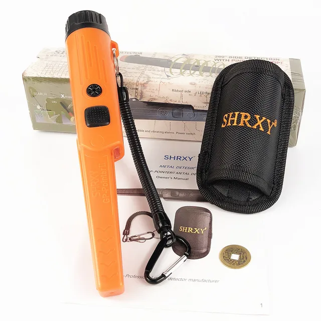 Pointer Metal Detector Pro Super Scanner GP-pointerII Pinpointing Gold Digger Garden Detecting Waterproof with Bracelet GPII-ORANGE
