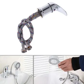 

50cm Zinc Alloy Hot & Cold Water Faucet Wash Hair Tap Mixing Valve Beauty Salon Bed Accessories